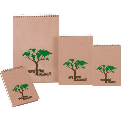 Keskin Color Planet Bloknot 10x14 cm Sert Kapak 120 Yaprak Çizgisiz (Düz) Üstten Spiralli Bloknot