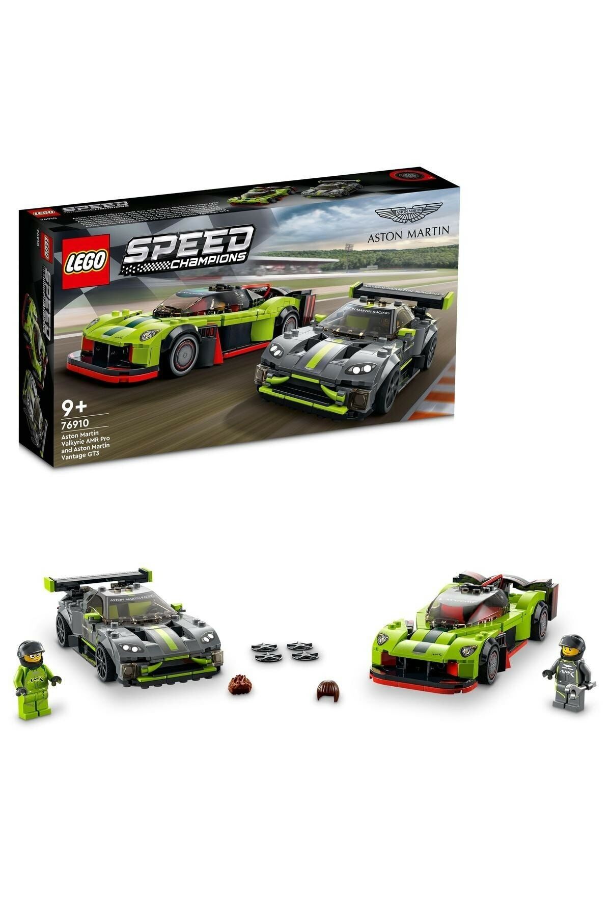 ® Speed Champions Aston Martin Valkyrie AMR Pro ve Aston Martin Vantage GT3 76910 - (592 Parça)