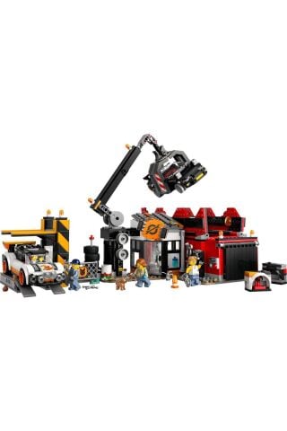 ® City Hurdalık ve Arabalar 60472 - 7+ Yaratıcı Oyuncak Yapım Seti (871 Parça)