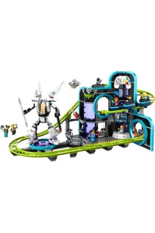 ® City Robot Dünyası Hız Treni Parkı 60421 - 8+ Yaratıcı Oyuncak Yapım Seti (986 Parça)