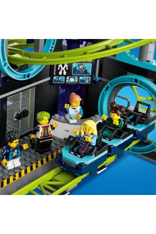 ® City Robot Dünyası Hız Treni Parkı 60421 - 8+ Yaratıcı Oyuncak Yapım Seti (986 Parça)