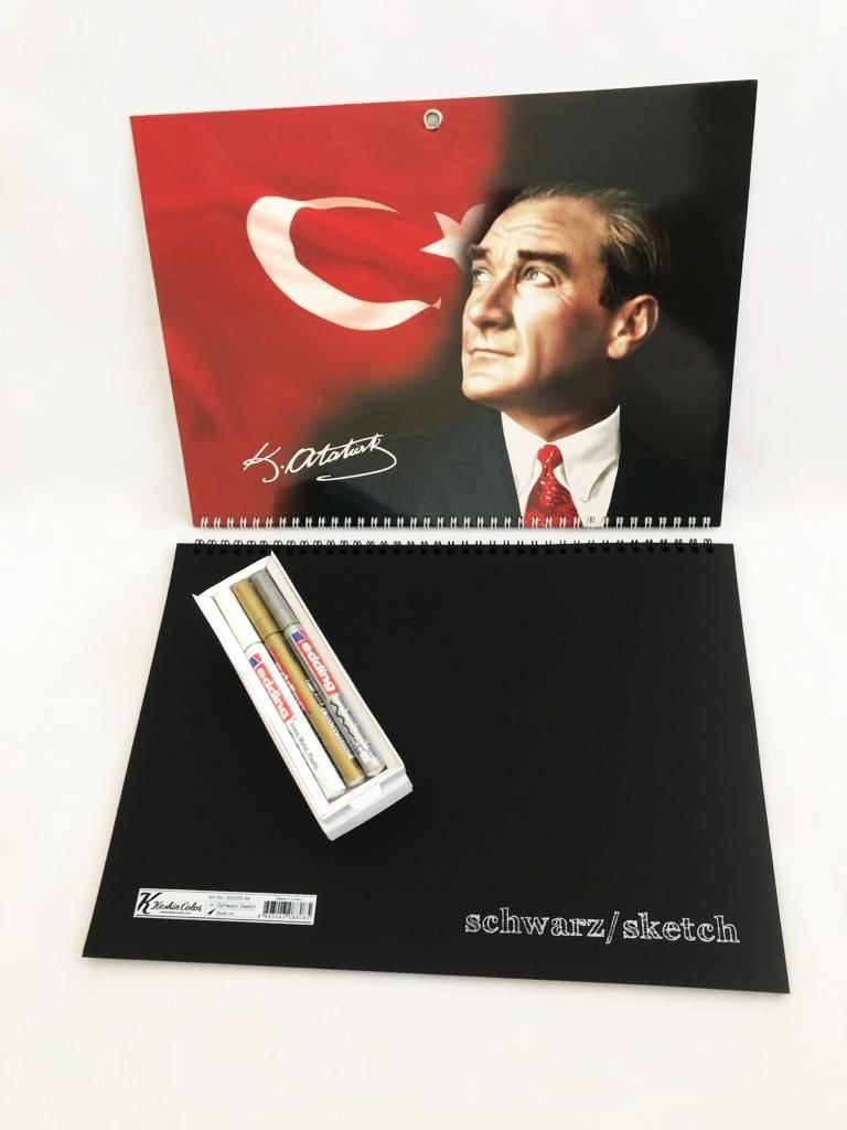 Keskin Color Eskiz Defteri+Takvim+Kalem Seti