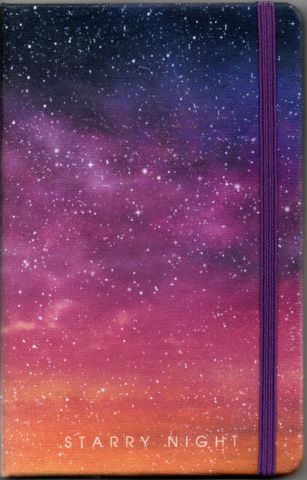 Keskin Color Starry Night 13x21cm Sert kapak 80 Yaprak Çizgisiz (Düz) Ciltli Defter