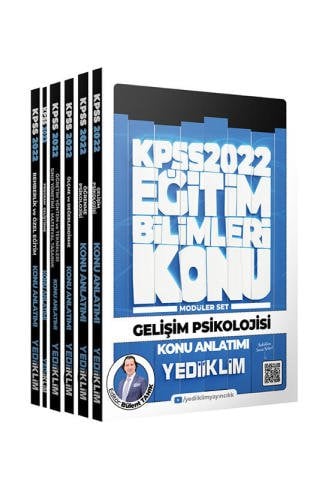 Yediiklim Yayınları 2022 KPSS Eğitim Bilimleri Konu Anlatımlı Modüler Set