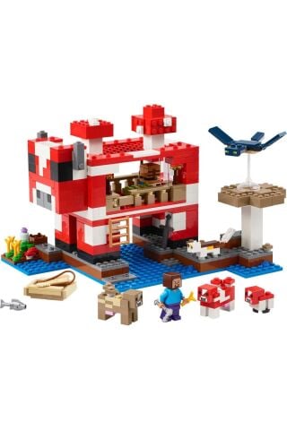 ® Minecraft® Mooshroom Evi 21270 - 8+ Yaratıcı Oyuncak Yapım Seti (500 Parça)