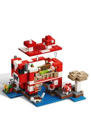 ® Minecraft® Mooshroom Evi 21270 - 8+ Yaratıcı Oyuncak Yapım Seti (500 Parça)