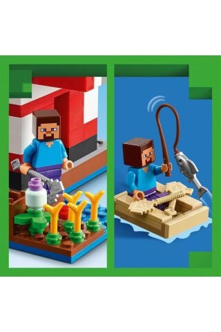 ® Minecraft® Mooshroom Evi 21270 - 8+ Yaratıcı Oyuncak Yapım Seti (500 Parça)