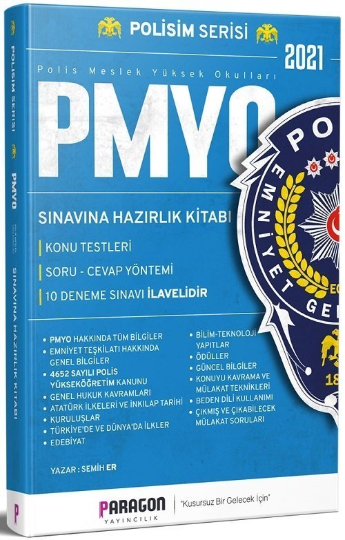 Paragon Yayıncılık 2021 PMYO Sınavı Hazırlık Kitabı