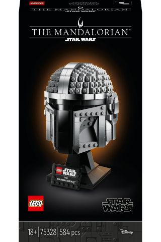 ® Star Wars™ Mandalorian™ Kaskı 75328 - Yetişkinler için Koleksiyonluk Yapım Seti (584 Parça)