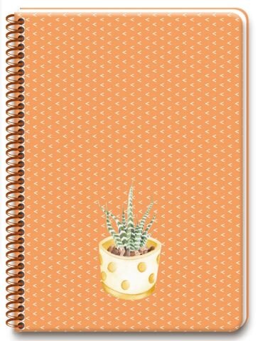 Keskin Color 20x28cm Saguaro 100 Yaprak Kareli Sert Kapak Spiralli Defter