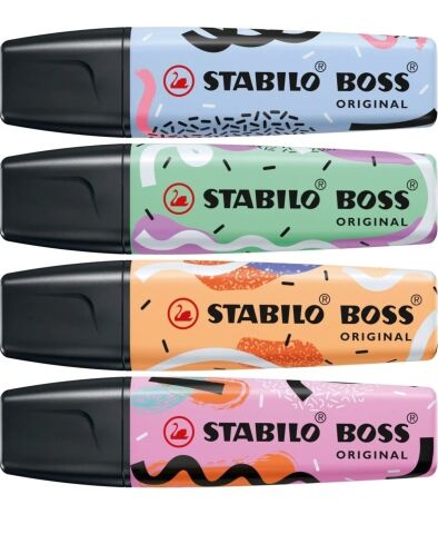 Stabilo Boss Fosforlu Kalem Seti 4'lü By Ju Schnee