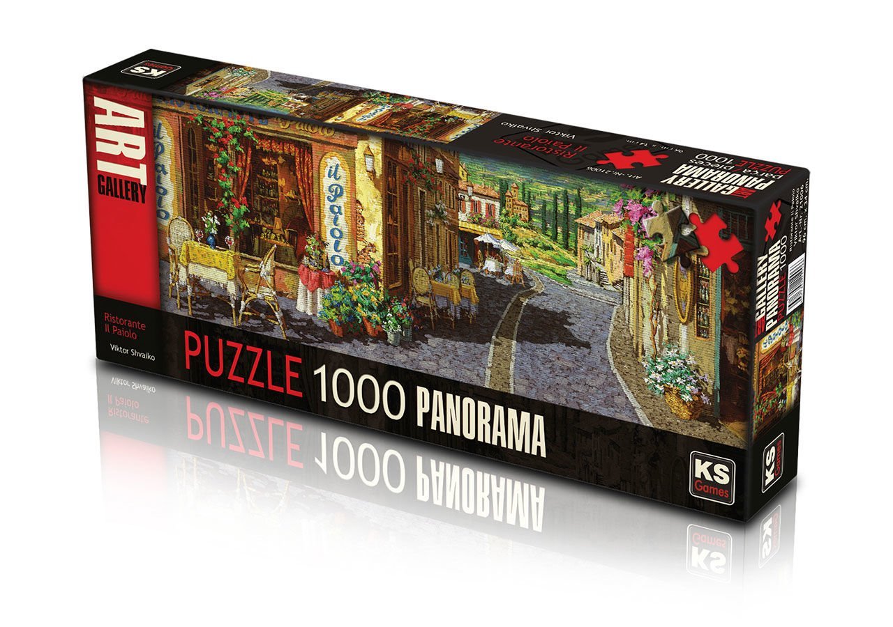 Ks Games Panorami̇k Ri̇storante Ii Pai̇olo 1000 Parça Puzzle