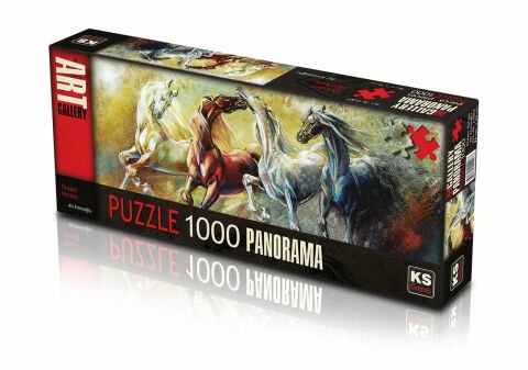 Ks Games Panoramik Dream Horse 1000 Parça Puzzle