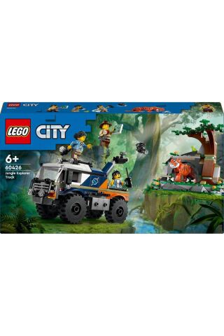 ® City Orman Kaşifinin Arazi Kamyonu 60426 - 6+ Yaratıcı Oyuncak Yapım Seti (314 Parça)