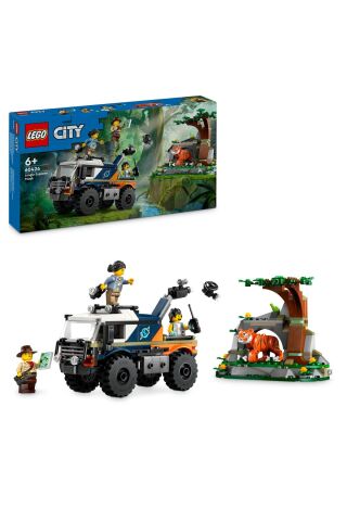 ® City Orman Kaşifinin Arazi Kamyonu 60426 - 6+ Yaratıcı Oyuncak Yapım Seti (314 Parça)