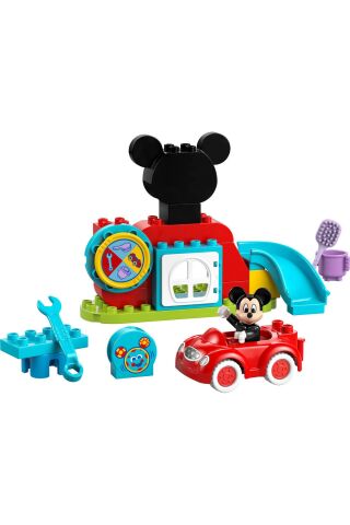 ® DUPLO® │ Disney Mickey Fare’nin Kulüp Evi ve Arabası 10454 - 2+ Eğitici Oyuncak Seti (27 Pr)