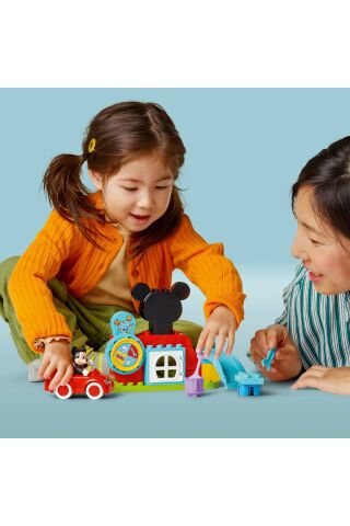 ® DUPLO® │ Disney Mickey Fare’nin Kulüp Evi ve Arabası 10454 - 2+ Eğitici Oyuncak Seti (27 Pr)