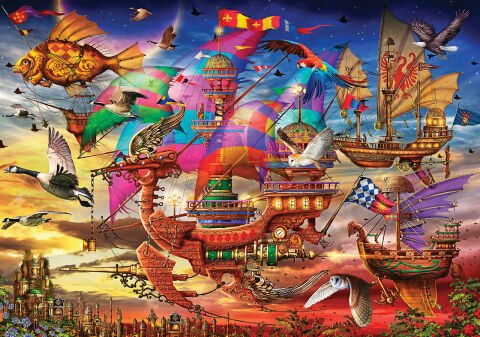 Ks Games The Flight 1000 Parça Puzzle