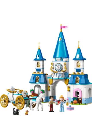 ® │ Disney Princess Sindirella’nın Şatosu ve At Arabası 43275 - 6+ Oyuncak Yapım Seti (596 Pr)