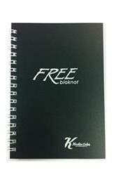 Keskin Color A6 Free Office 80 Çizgili Yaprak Yandan Spiralli Bloknot