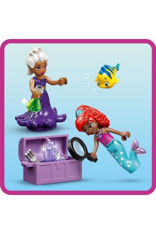® │ Disney Princess Ariel'in Kristal Mağarası 43254 - 4+ Oyuncak Yapım Seti (141 Parça)