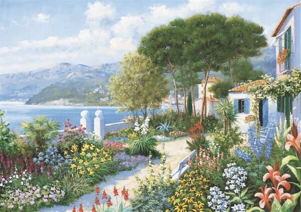 Keskin Color 68x96cm Renkli Bahçe  2000 Parça Puzzle