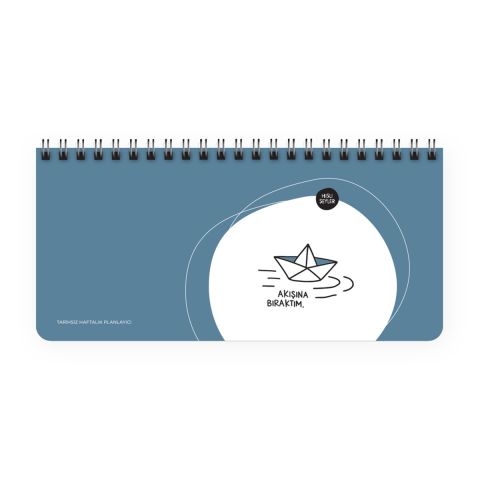 Keskin Color Hisli Şeyler Haftalık Planner - Akışına Bıraktım