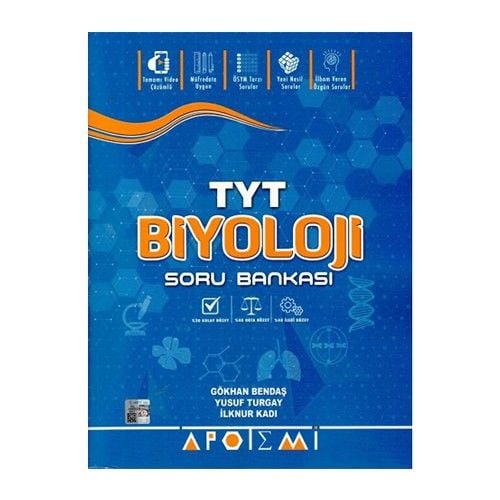 Apotemi Yayınları TYT Biyoloji Soru Bankası