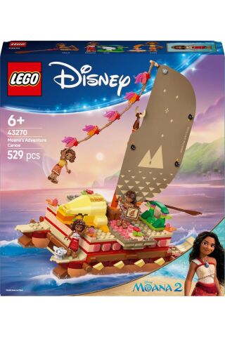 ® │ Disney Princess Moana'nın Macera Kanosu 43270 - 6+ Oyuncak Yapım Seti (529 Parça)