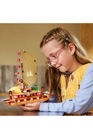 ® │ Disney Princess Moana'nın Macera Kanosu 43270 - 6+ Oyuncak Yapım Seti (529 Parça)
