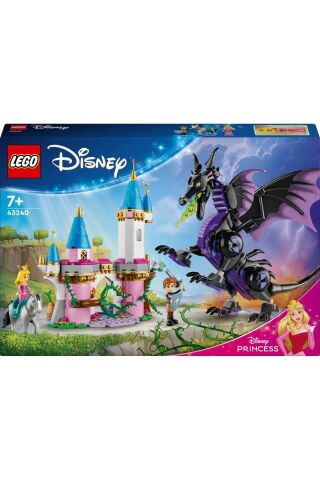 ® │ Disney Princess Malefiz’in Ejderha Formu 43240 - 7+ Oyuncak Yapım Seti (583 Parça)