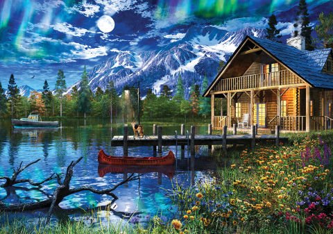 Ks Games Moonlit Lake House 3000 Parça Puzzle
