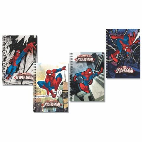 Keskin Color A6 Spiderman 80 Yaprak Çizgili Yandan Spiralli Bloknot