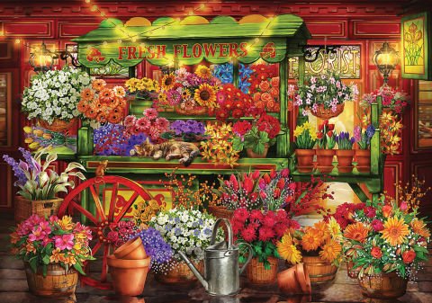 Ks Games Market Stall 3000 Parça Puzzle