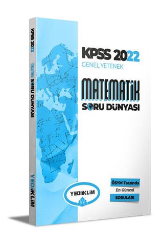 Yediiklim Yayınları 2022 KPSS Genel Yetenek Matematik Soru Dünyası